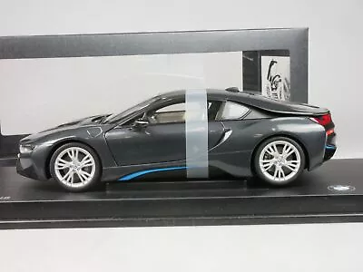 Paragon 1/18 BMW I8 Sophisto Grey Dealer 80432336842 + Box 126635 • $95.76