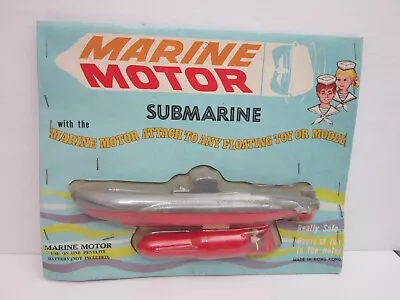 Vintage MARINE MOTOR SUBMARINE BATTERY OPERATED TOY MADE IN HONG KONG NOC • $59.99