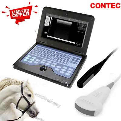 £1468 • Buy Veterinary VET Portable Ultrasound Scanner Laptop Machine+rectal,convex Animal