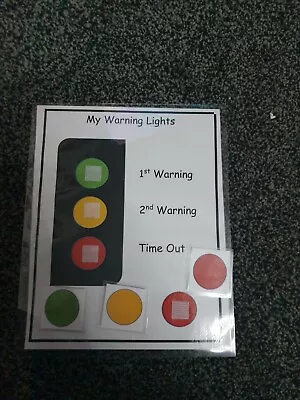 Behaviour Chart (traffic Light) Magnetic • £3.50