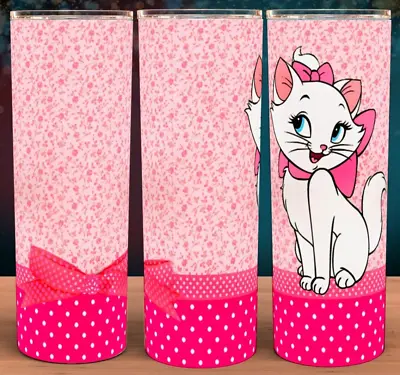 Marie Aristocats Pink Bow And Polka Dots Cup Mug Tumbler 20oz • $19.95