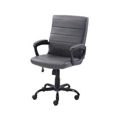 Mainstays Mid-Back Manager's Office Chair Bonded Leather Multiple Finishes • $104.95