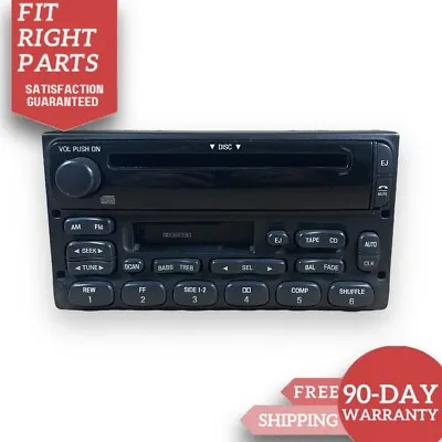 98 99 00 Ford Explorer Mercury Mountaineer AM FM CD Cassette Radio Receiver OEM • $72.09