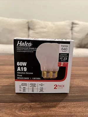 Halco Commercial Grade Lamp Bulb 76019 60W A19 • $3.25