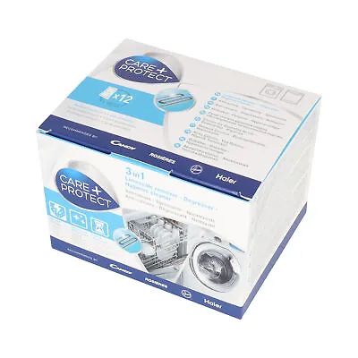 Washing Machine Care & Protect Limescale Descaler Remover  X 12 For Hoover • £16.45