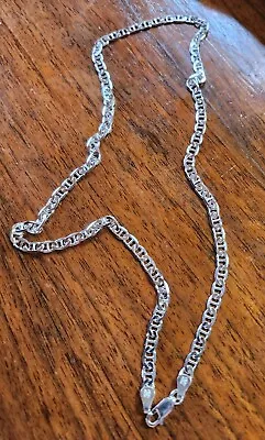 925 Sterling Silver MILOR Italy 20  4mm Necklace VGC • $19.95