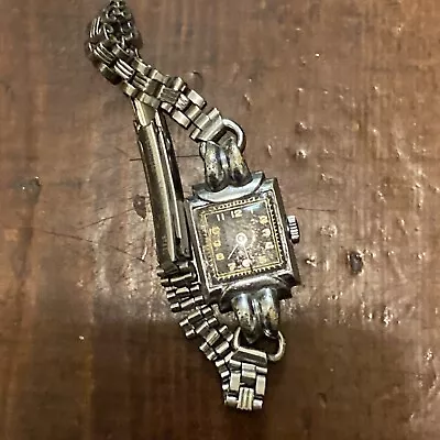 £10 • Buy Vintage Swiss Fond Acier Inox Titus Ladies Mechanical Watch Working