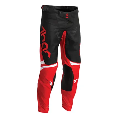 Thor Pulse Cube Black And Red MX Off Road Pants Men's Sizes 28 - 44 • $44.99