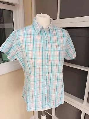 £5.99 • Buy BNWOT Regatta - Ladies Size 16 Spring Summer Short Sleeved Button Up Top Blouse