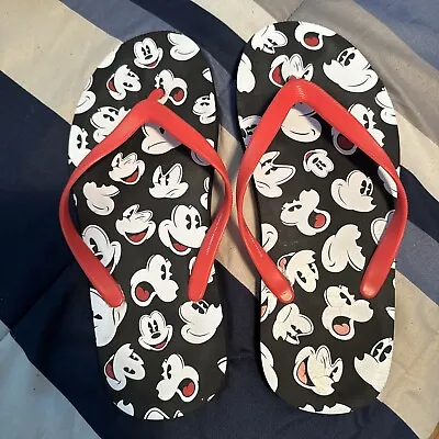 Mickey Mouse Flip Flops Men’s Size 11 • $10