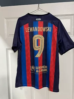 Lewandowski Barca Youth Jersey Xl Barcelona Nwt • $29.99