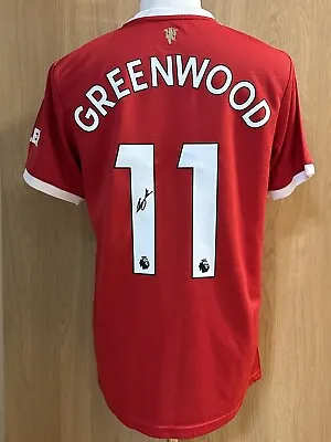 Mason Greenwood Signed Man Utd 2020/21 Home Shirt COA Video Proof • £132