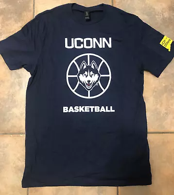 Uconn Huskies Basketball T Shirt - New - Unisex/size M + Bonus Game Card • $19.95