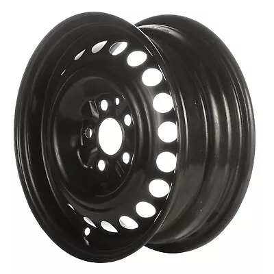 02158 Reconditioned OEM 14x5.5 Black Steel Wheel Fits 2000-2002 Chrysler Neon • $77