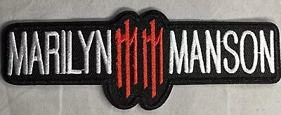 Marilyn Manson Iron On Sew On Embroidered Patch Music • $5.85