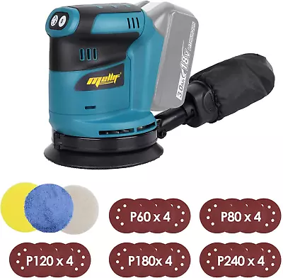 Cordless Random Orbital Sander For Makita 18V Li-Ion LXT Battery With 20Pcs Sand • £51.96