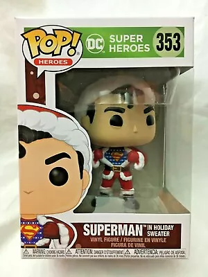 $16 • Buy Funko Pop  #353   SUPERMAN In Holiday Sweater   DC Super Heroes 