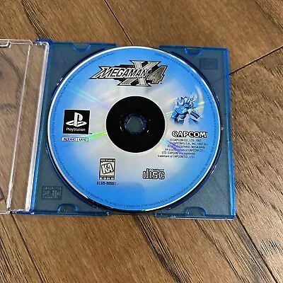 Mega Man X4 (Sony PlayStation 1 1997) - Tested - PS1 • $10