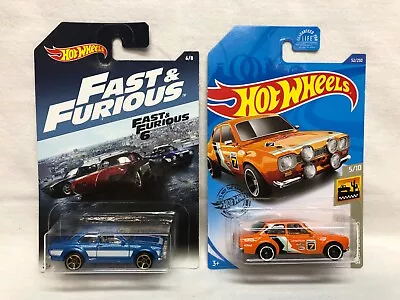 Hot Wheels Fast Furious 70 Ford Escort Rs1600 + Baja Orange - Pair • $4