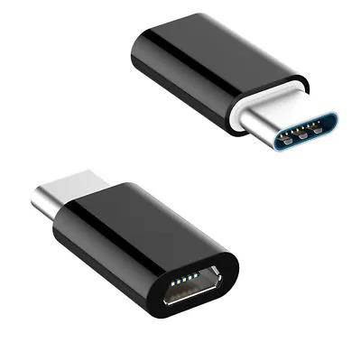 2pc USB 3.1 Type-C Male To Micro USB Female Converter USB-C Adapter USA • $7.50