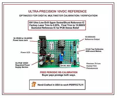 New 10v High Precision Voltage Reference Calibrator Ultra Low Drift Ic Lt1236-10 • $24.99