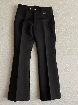 Ossi Ski Pants Mens 32 Black Wool Snow Snowboard Insulated Lined Stretch Vintage • $24.99