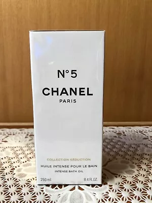 CHANEL No 5 Intense Bath Oil 250ml New Boxed  Sealed FREE DELIVERY  • £180.79