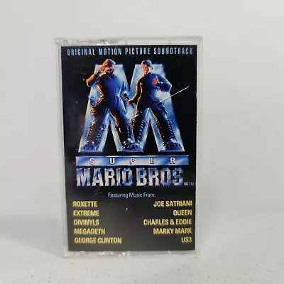 SUPER MARIO BROS Original Motion Picture Soundtrack Cassette Tape 1993 Megadeath • $29.99