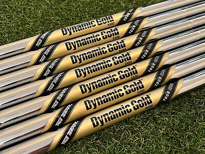 NEW True Temper Dynamic Gold Tour Issue Iron Shaft Set - .355 Taper Tip • $314.93