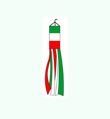 60  Italy Italian Premium Quality Fade Resistant Nylon Wind Sock Windsock • $9.88