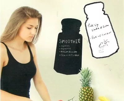 $9.99 • Buy Wallies SALT & PEPPER SHAKERS Wall Stickers Decal Dry Erase & Chalkboard Kitchen