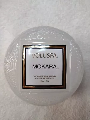 Voluspa Mokara Candle Scented Coconut Wax Blend Textured Cup • $17.92