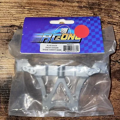 RC-One #IMX3875 NOS Aluminum Silver Front Or Rear Shock Tower For T-MAXX • $17.80