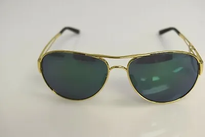 OAKLEY Caveat Gold Green Mirrored OO4054-15 60-14-137 Sunglasses • $79.99