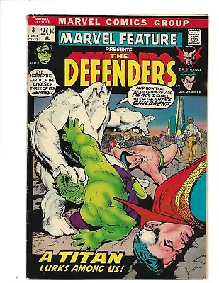 Marvel Feature #3(vg/f) - Nice Mid Grade -  Defenders • $7.99