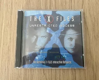 The X-Files: Unrestricted Access 1998 PC CD-ROM Windows 95 Pre Owned VGC FREE PO • $24.95