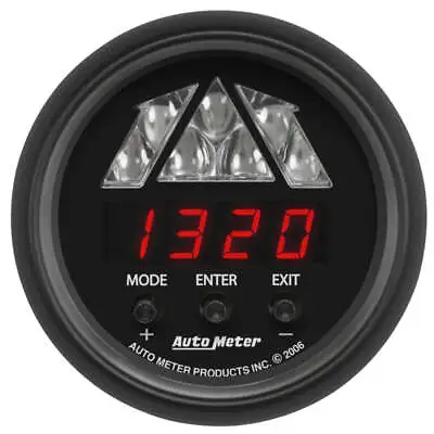 Autometer Z-Series 2-1/16in Tachometer Digital 16000 RPM W/ LED Shift Light • $245.99