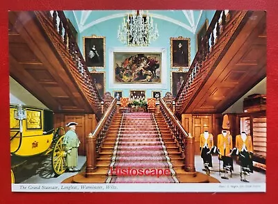 Postcard Unused The Grand Staircase Longleat Warminster Wiltshire England • £2.50