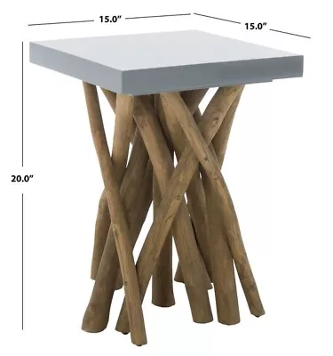 Safavieh HATRWICK SIDE TABLE Reduced Price 2172733923 FOX1019B • $138