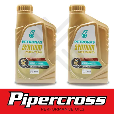 £16.99 • Buy Petronas Syntium 7000 0W20 Car Engine Oil Fully Synthetic 2L 2 Litre (1L X 2)
