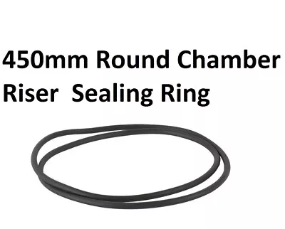 Underground  Drainage Round Chamber Access Riser 450mm Sealing Ring X 1 • £5.99