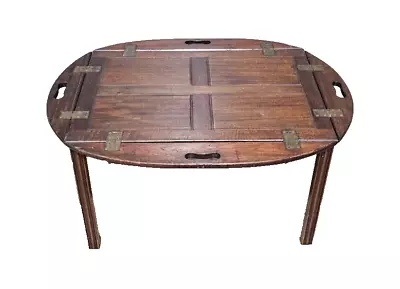 Antique Mahogany Butler Table Coffee Table • $399