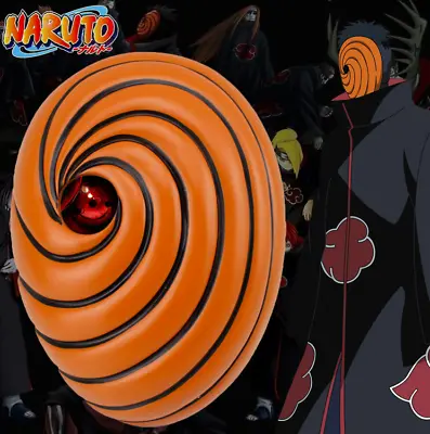$23.89 • Buy Anime Naruto Akatsuki Tobi Mask Uchiha Obito Madara Mask Cosplay Halloween Party
