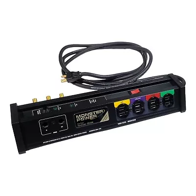 Monster Power Home Theater PowerCenter HTS1000 Surge Protector Power Strip WORKS • $35.69