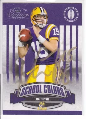 Matt Flynn Signed 2008 Donruss Classics No.sc-28 Rc Card Autograph Coa /1000 • $3.89