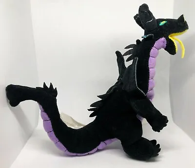 Disney Store Mini Bean Bag 7  MALEFICENT BLACK DRAGON Plush MINT With Tags • $19.99