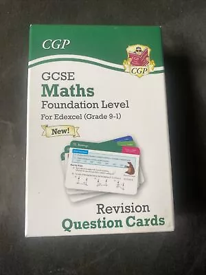 CGP Books GCSE Maths Edexcel Revision Question Cards - Foundation Level • £8.99