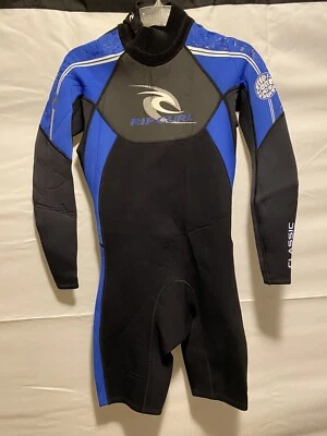 $46.99 • Buy Rip Curl Wetsuit Men’s Medium Classic Long Sleeve Short 2mm Black