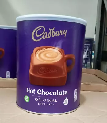 ORIGINAL Cadbury Drinking Hot Chocolate Add Milk 2KG Tube Tin New • £22