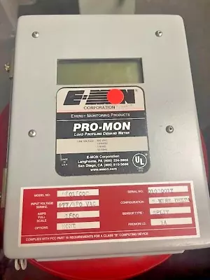 E-Mon Pro-Mon Load Profiling Demand Meter 4801600C 1600 A 480VAC 3 Ph 3W W/CT's • $999